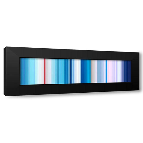 Lichtlinien 884 Black Modern Wood Framed Art Print with Double Matting by Klipp, Ortwin