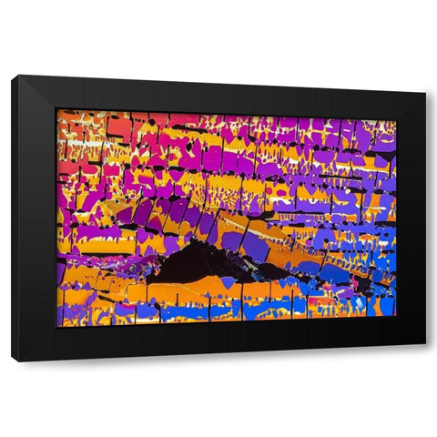 OxalsÃ¤ure Black Modern Wood Framed Art Print by Juzak, Peter