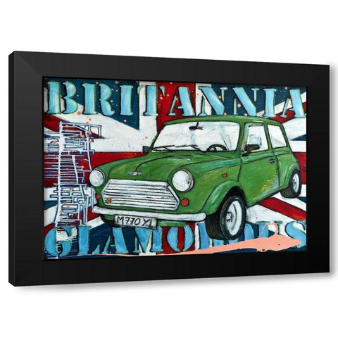Britannia Black Modern Wood Framed Art Print by HÃ¼ttner, Rainer