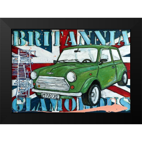 Britannia Black Modern Wood Framed Art Print by HÃ¼ttner, Rainer