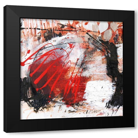 Hingerissen Black Modern Wood Framed Art Print with Double Matting by Suess, Robert