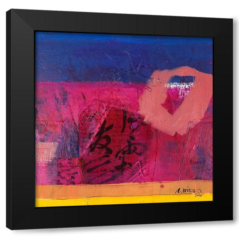 Memory of Japan III Black Modern Wood Framed Art Print with Double Matting by SÃ¼ess, Robert