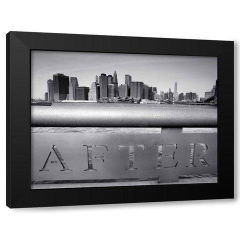After Black Modern Wood Framed Art Print with Double Matting by Reis, Thomas
