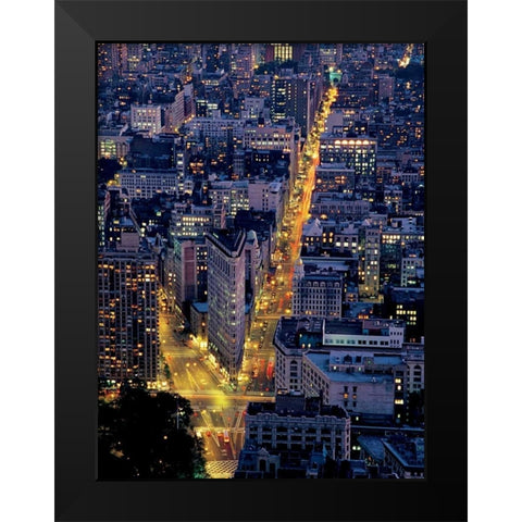 Flat light Black Modern Wood Framed Art Print by Reis, Thomas