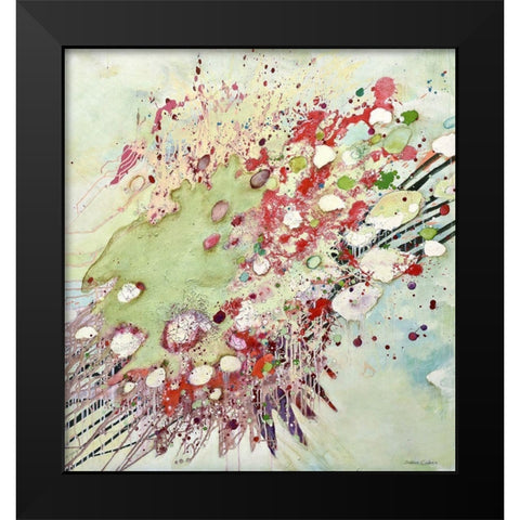 Feuerwerk Black Modern Wood Framed Art Print by Endress, Sabine