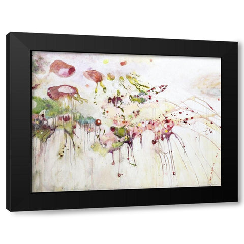 Wasserspiel 2 Black Modern Wood Framed Art Print with Double Matting by Endress, Sabine