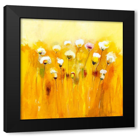Summerfields I Black Modern Wood Framed Art Print with Double Matting by Strunk, Anne L.