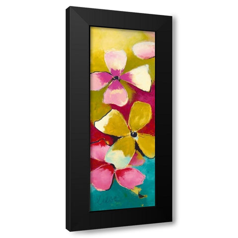 Melody I Black Modern Wood Framed Art Print with Double Matting by Strunk, Anne L.