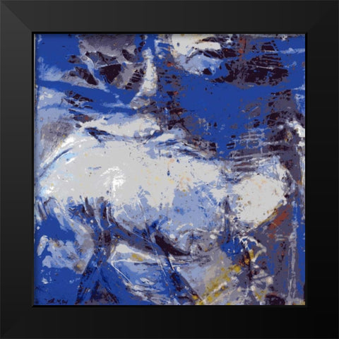 Begehren Black Modern Wood Framed Art Print by Miteff, Stefan