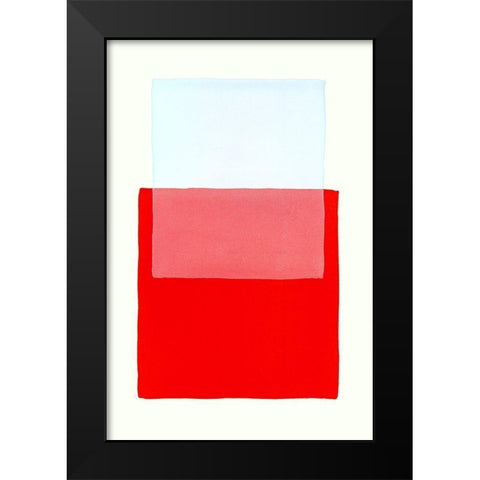 Color Code 1 Black Modern Wood Framed Art Print by Maier, Werner
