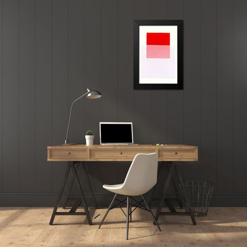 Color Code 2 Black Modern Wood Framed Art Print by Maier, Werner