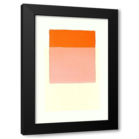 Color Code 3 Black Modern Wood Framed Art Print by Maier, Werner