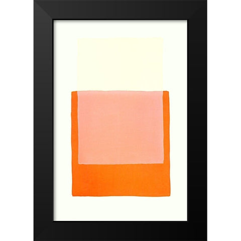 Color Code 4 Black Modern Wood Framed Art Print by Maier, Werner