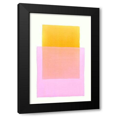 Color Code 5 Black Modern Wood Framed Art Print by Maier, Werner