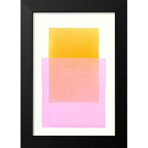 Color Code 5 Black Modern Wood Framed Art Print by Maier, Werner