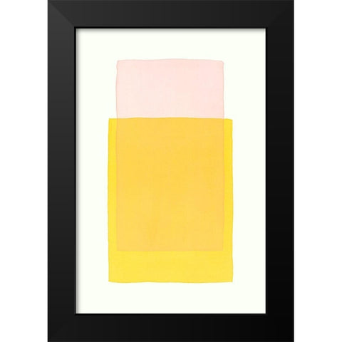 Color Code 6 Black Modern Wood Framed Art Print by Maier, Werner