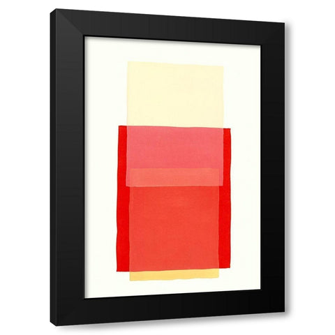 Color Code 10 Black Modern Wood Framed Art Print by Maier, Werner