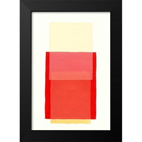 Color Code 10 Black Modern Wood Framed Art Print by Maier, Werner