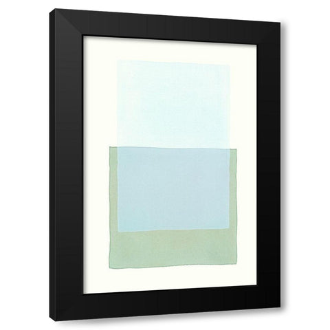 Color Code 11 Black Modern Wood Framed Art Print with Double Matting by Maier, Werner