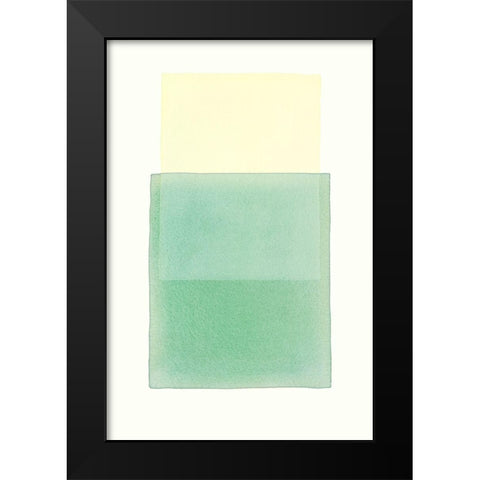 Color Code 12 Black Modern Wood Framed Art Print by Maier, Werner