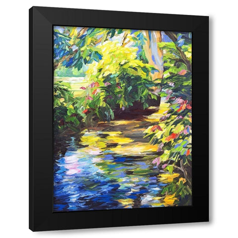 Sommerlicht Black Modern Wood Framed Art Print with Double Matting by Maier, Werner