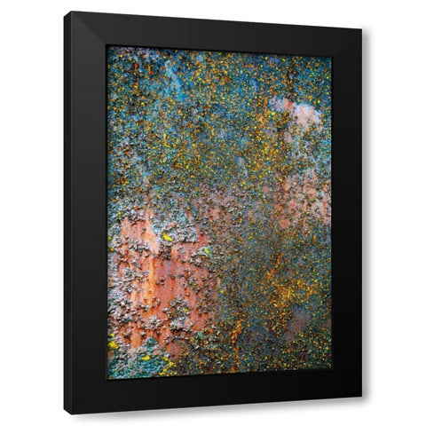 Ships Rust Black Modern Wood Framed Art Print by Stalowy, John