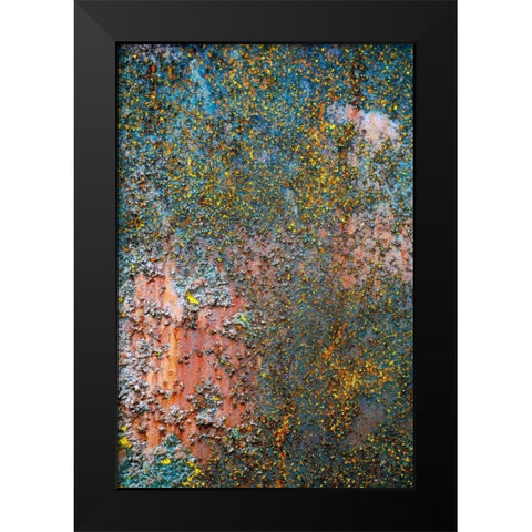 Ships Rust Black Modern Wood Framed Art Print by Stalowy, John