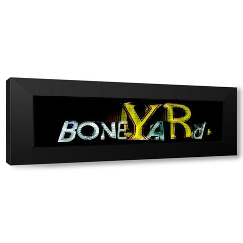 Boneyard Black Modern Wood Framed Art Print with Double Matting by Stalowy, John