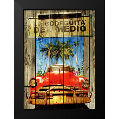 La Bodeguita -2 Black Modern Wood Framed Art Print by Sola, Bresso