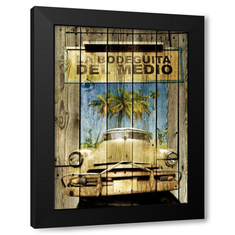 La Bodeguita -1 Black Modern Wood Framed Art Print by Sola, Bresso