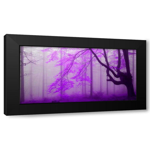 Lilac forest 808 Black Modern Wood Framed Art Print by Palacios, J.A.