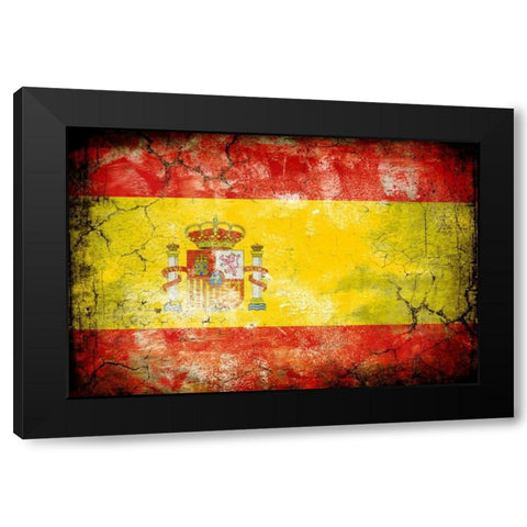 Spain 1 Black Modern Wood Framed Art Print by Robins, John H.