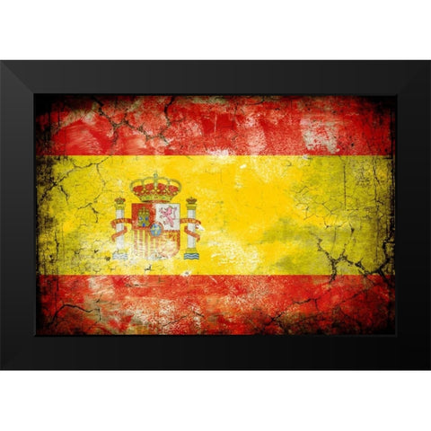 Spain 1 Black Modern Wood Framed Art Print by Robins, John H.