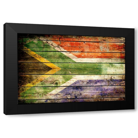 South Africa 2 Black Modern Wood Framed Art Print by Robins, John H.