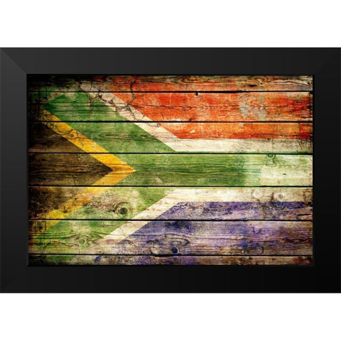 South Africa 2 Black Modern Wood Framed Art Print by Robins, John H.