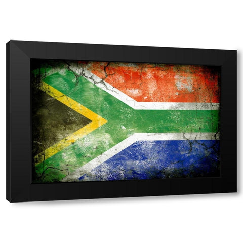 South Africa 1 Black Modern Wood Framed Art Print with Double Matting by Robins, John H.