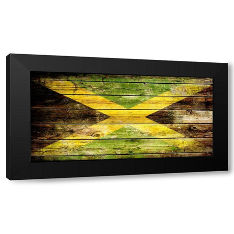Jamaica 2 Black Modern Wood Framed Art Print with Double Matting by Robins, John H.