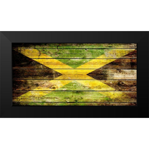 Jamaica 2 Black Modern Wood Framed Art Print by Robins, John H.