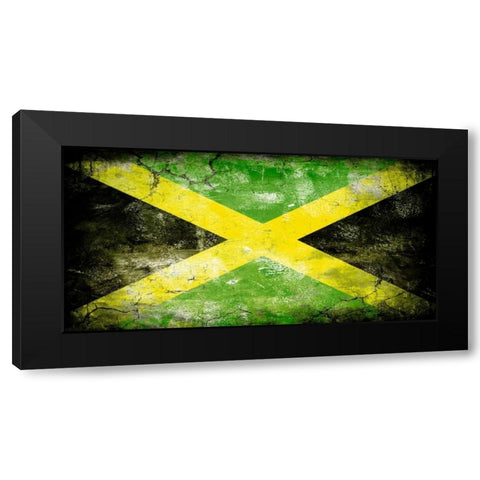 Jamaica 1 Black Modern Wood Framed Art Print with Double Matting by Robins, John H.