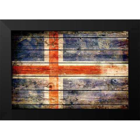 Iceland 2 Black Modern Wood Framed Art Print by Robins, John H.