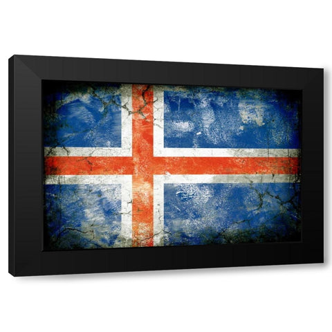 Iceland 1 Black Modern Wood Framed Art Print by Robins, John H.