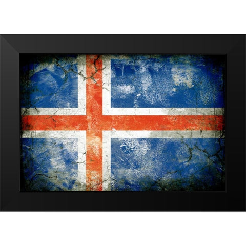 Iceland 1 Black Modern Wood Framed Art Print by Robins, John H.
