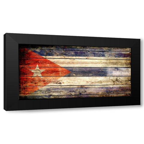 Cuba 2 Black Modern Wood Framed Art Print by Robins, John H.