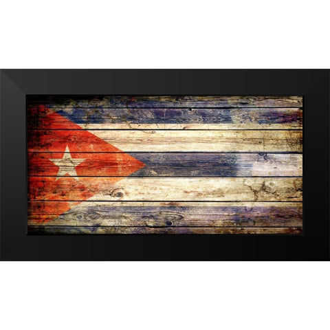 Cuba 2 Black Modern Wood Framed Art Print by Robins, John H.