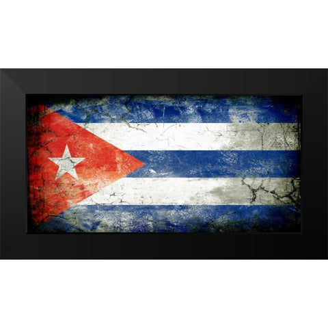 Cuba 1 Black Modern Wood Framed Art Print by Robins, John H.