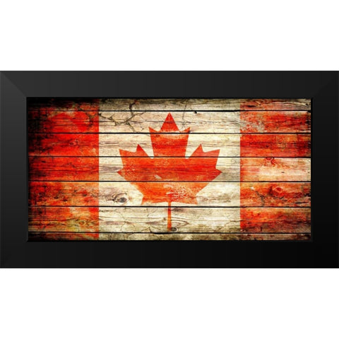 Canada 2 Black Modern Wood Framed Art Print by Robins, John H.