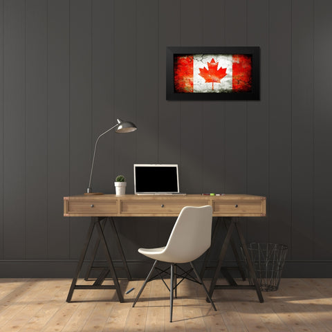 Canada 1 Black Modern Wood Framed Art Print by Robins, John H.