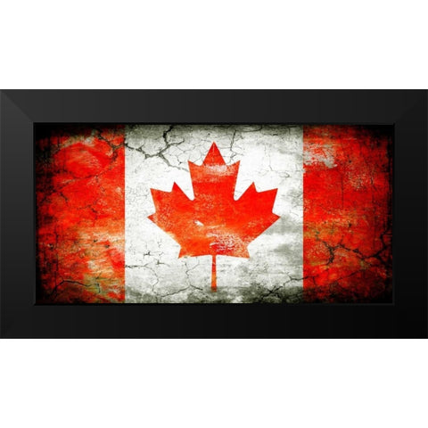 Canada 1 Black Modern Wood Framed Art Print by Robins, John H.