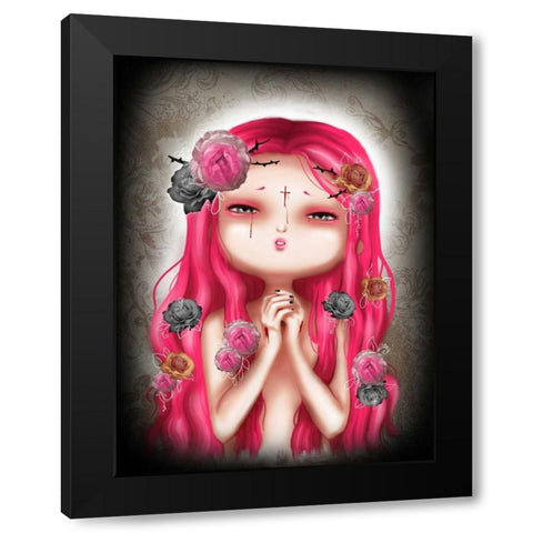 European Black Modern Wood Framed Art Print with Double Matting by Yuste, Patricia