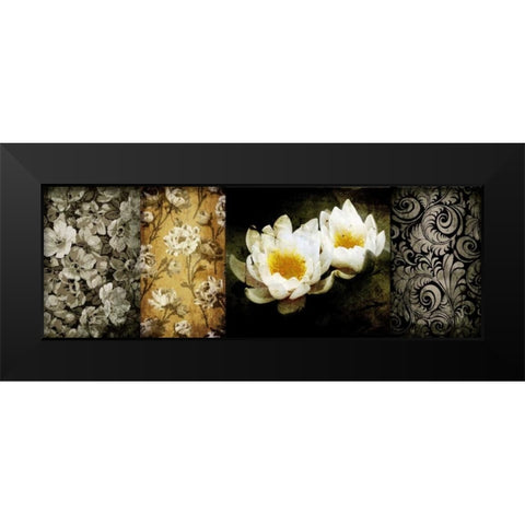 Collage Vintage II Black Modern Wood Framed Art Print by Willow, Susan P.